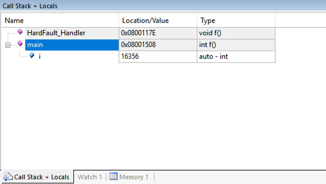 图2-11 栈数据查看